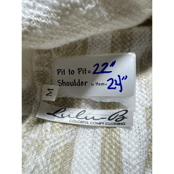 Lulu B Star Print Zip Up Hoodie Beach Cover Up Lightweight Jacket M - Picture 2 of 7